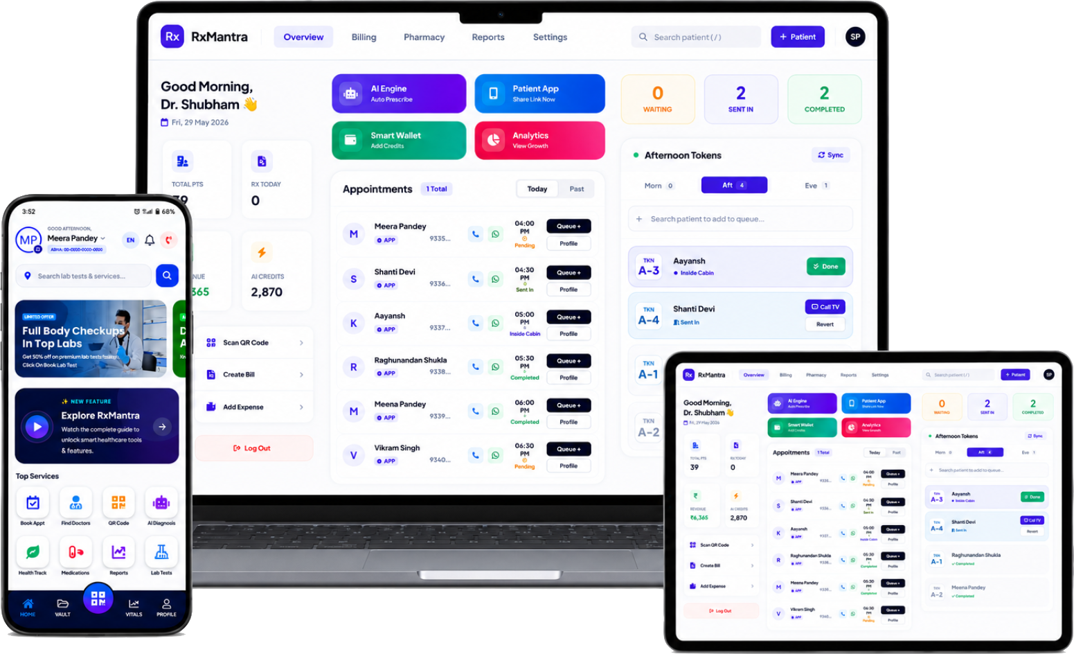 RxMantra Dashboard